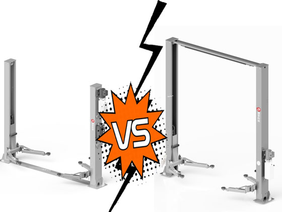 What’s the Differences Between Electric 2 Post Vehicle Lifts and Hydraulic 2 Post Vehicle Lifts